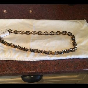 Coldwater Creek tortoiseshell/gold necklace